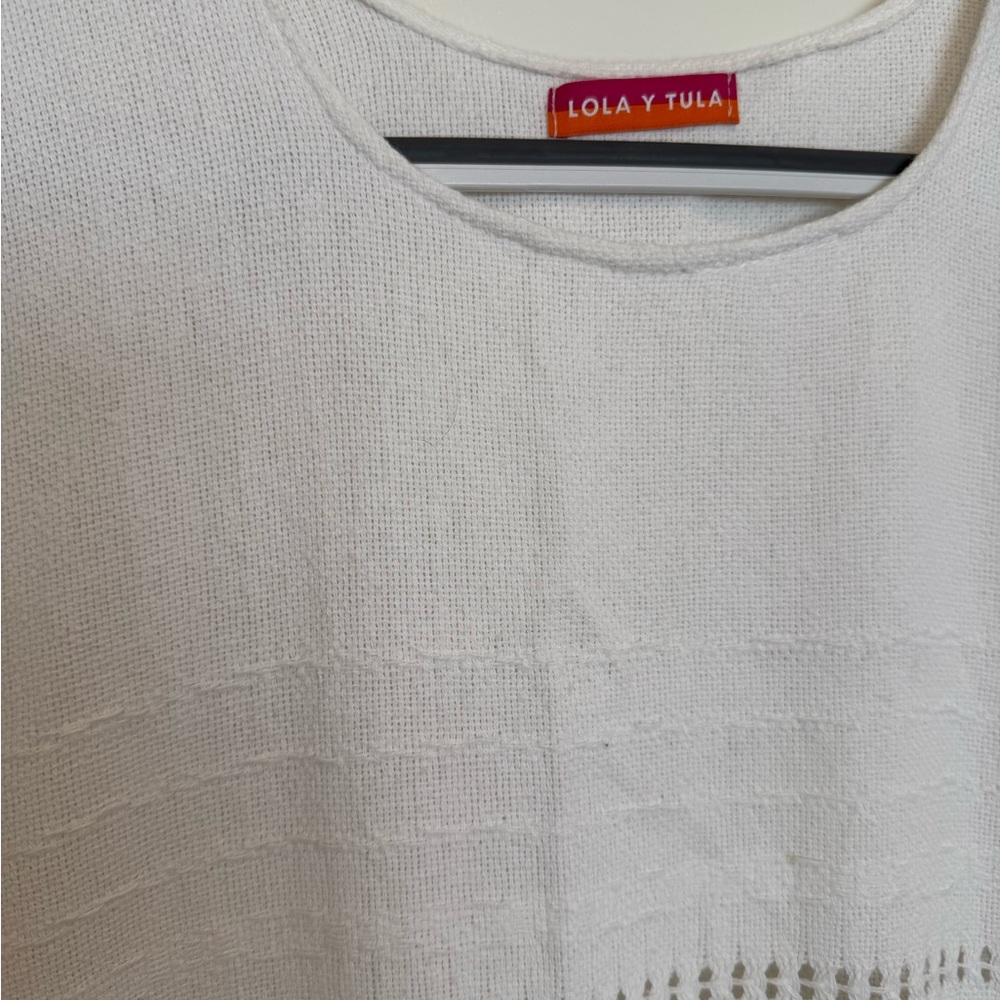 Lola Y Tula | White Blanket Dress - Picture 3 of 9